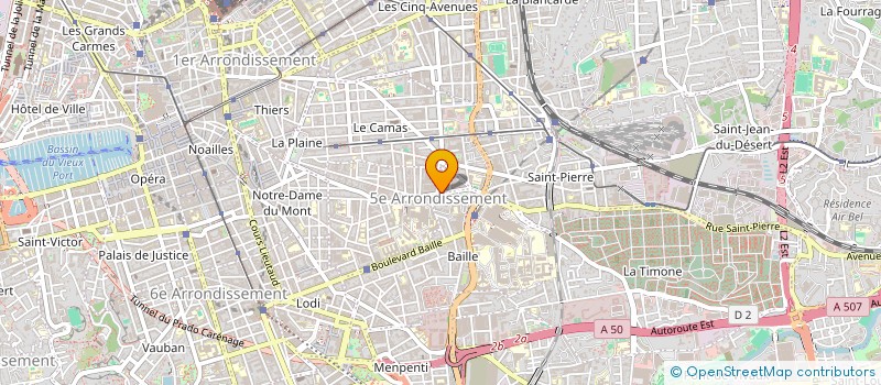 localisation de l'entreprise EPSILON + à MARSEILLE