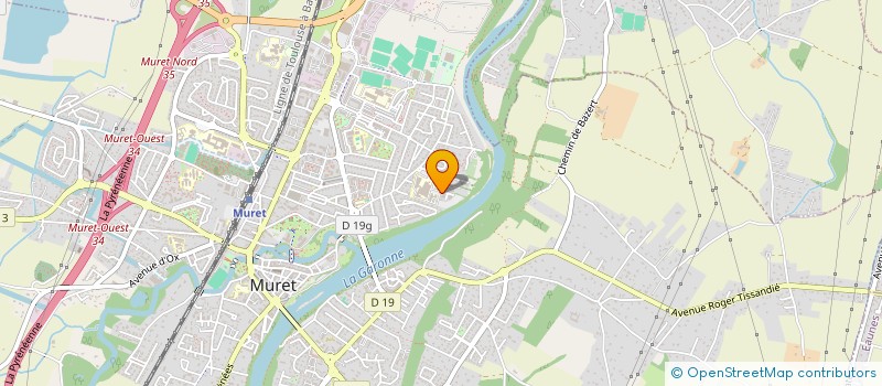 localisation de l'entreprise EPSILON  MURET