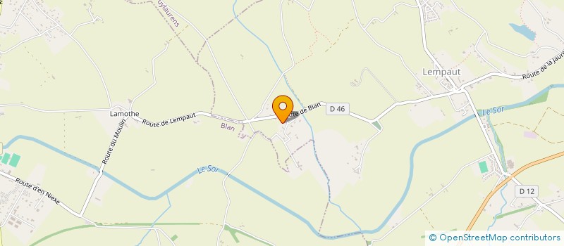 localisation de l'entreprise EPSILON  LEMPAUT