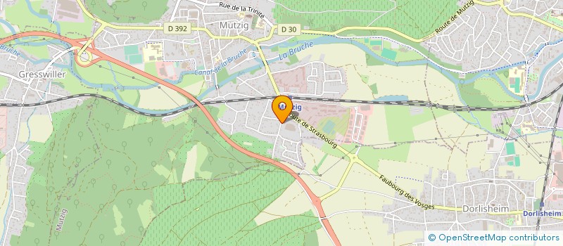 localisation de l'entreprise EPSILON à MUTZIG