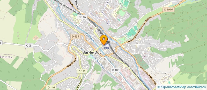 localisation de l'entreprise EPSILON 55 à BAR-LE-DUC