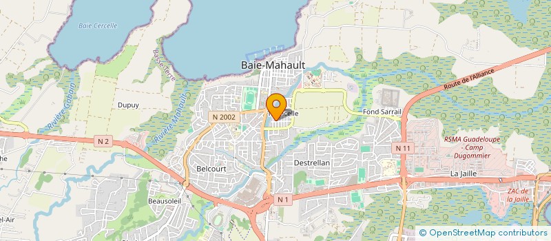 localisation de l'entreprise EPSILON 7  LES ABYMES