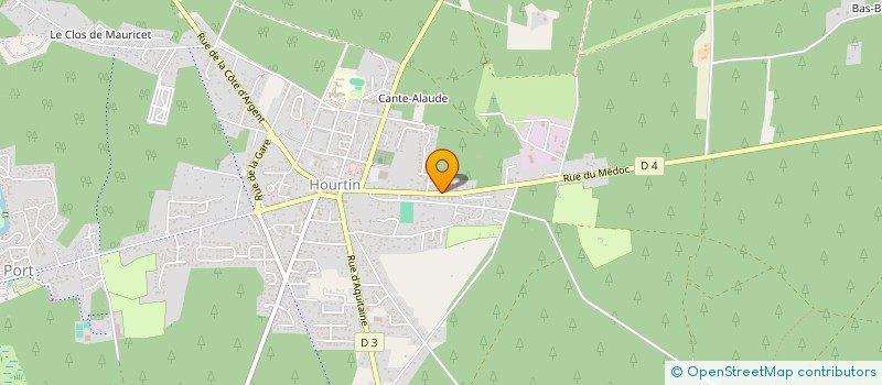 localisation de l'entreprise EPSILON  HOURTIN