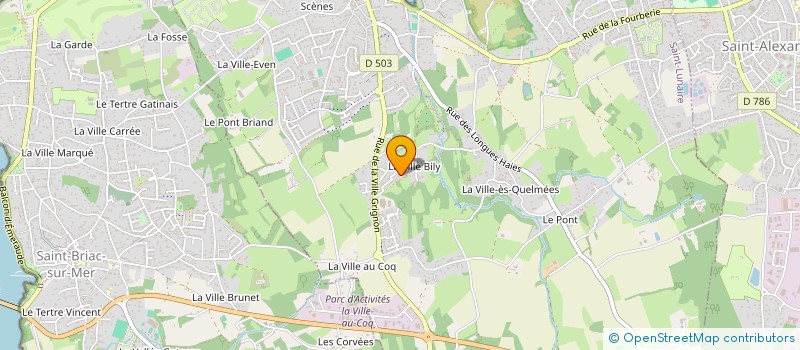 localisation de l'entreprise EPSILON  SAINT-LUNAIRE