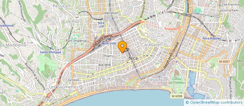 localisation de l'entreprise EPSILON à NICE