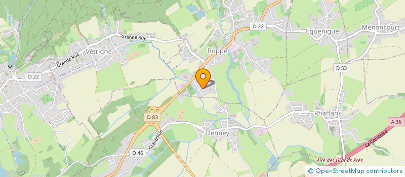 localisation de l'entreprise EPSILON à ROPPE