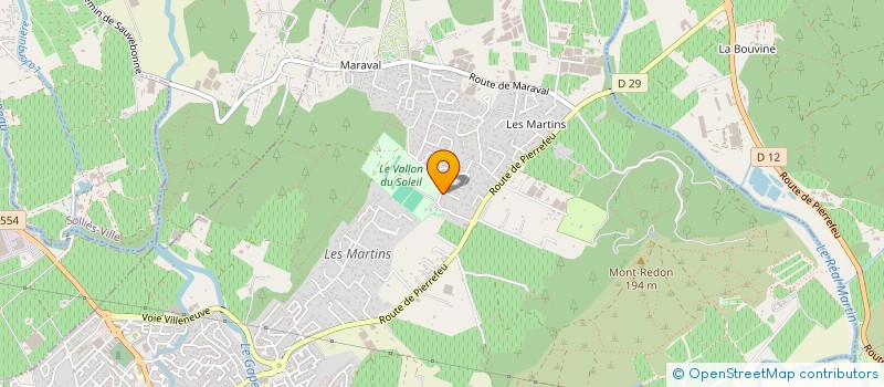 localisation de l'entreprise EPSILON  LA CRAU