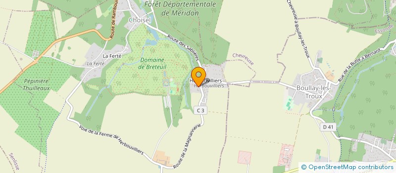 localisation de l'entreprise EPSILON  CHOISEL