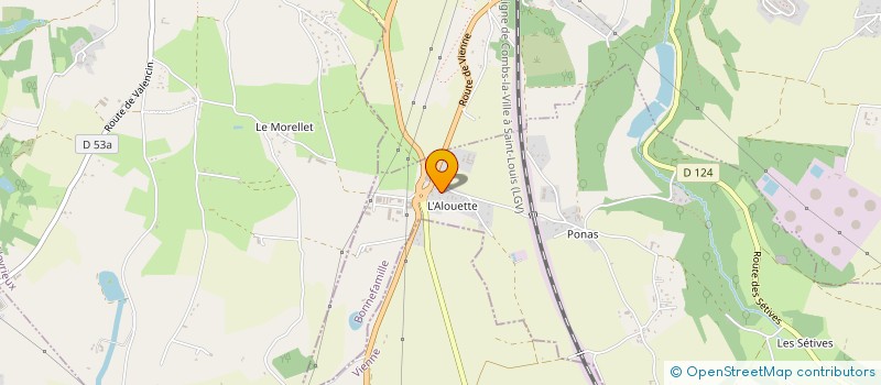 localisation de l'entreprise EPSILON BAT SERVICES SARL  BONNEFAMILLE