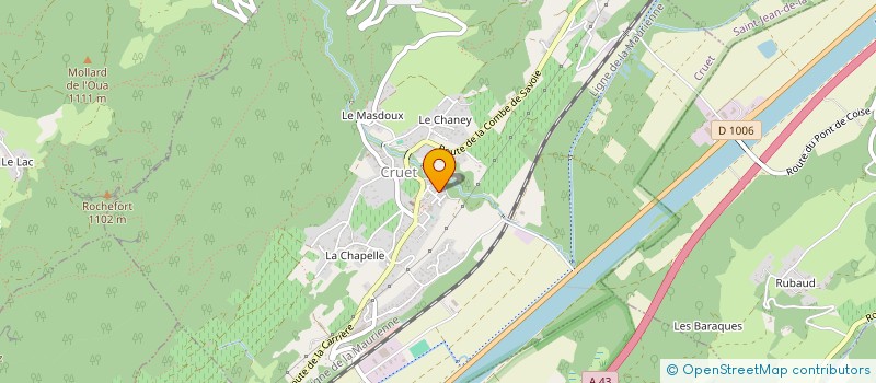 localisation de l'entreprise EPSILON-CONCEPTION  CRUET