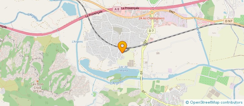 localisation de l'entreprise EPSILON CONNEXIONS à ROQUEBRUNE-SUR-ARGENS