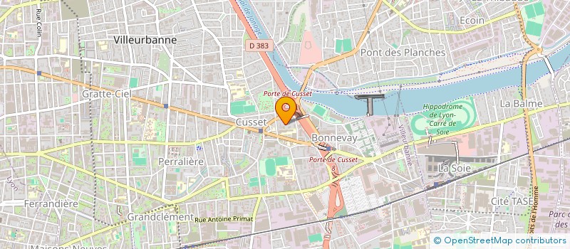 localisation de l'entreprise EPSILON DEVELOPPEMENT  VILLEURBANNE