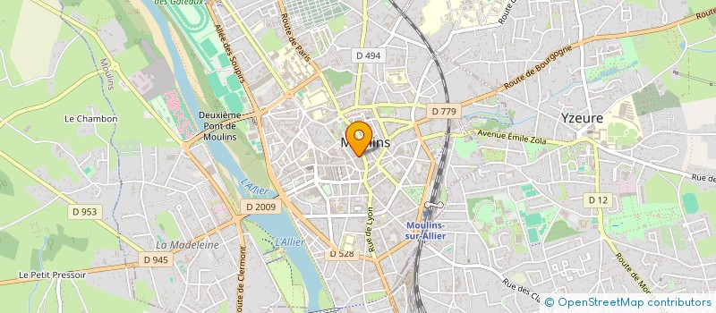 localisation de l'entreprise EPSILON DIAGNOSTICS à MOULINS