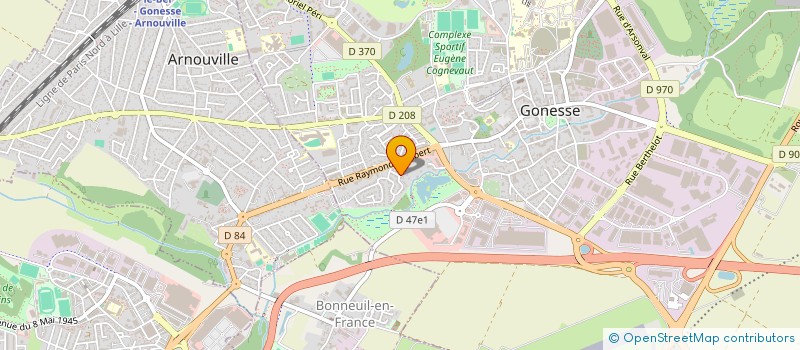 localisation de l'entreprise EPSILON GLOBAL TRANSPORTS à GONESSE