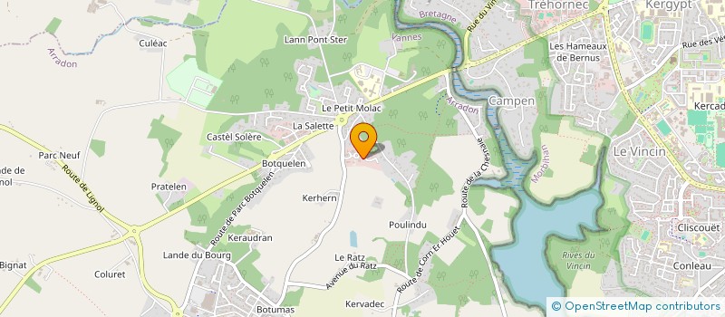 localisation de l'entreprise EPSILON IMPORT & EXPORT  ARRADON