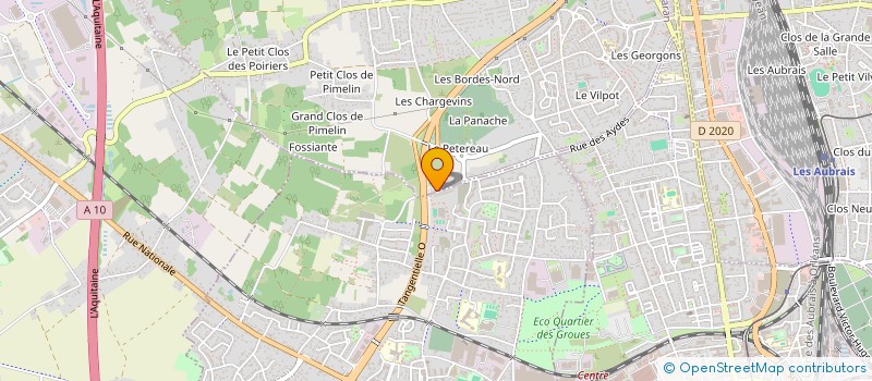 localisation de l'entreprise EPSILON INFRAROUGE CONTROLE à SARAN