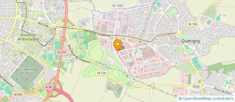localisation de l'entreprise EPSILON MARIAGE à QUETIGNY