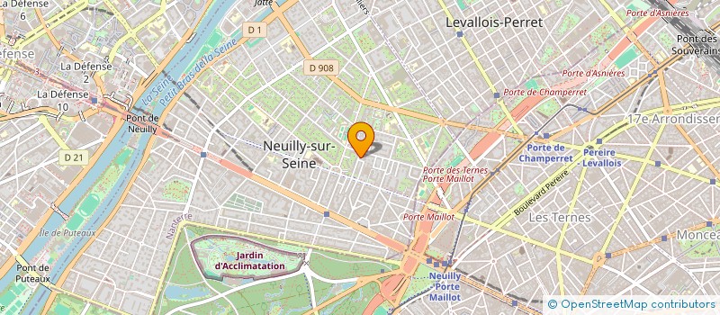 localisation de l'entreprise EPSILON PROJECT à NEUILLY-SUR-SEINE