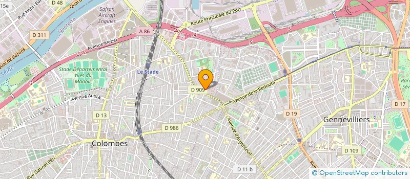 localisation de l'entreprise EPSILON RENOV à COLOMBES