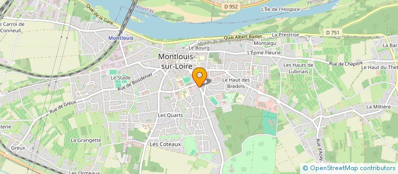 localisation de l'entreprise EPSILON SIGMA CLUB  MONTLOUIS-SUR-LOIRE