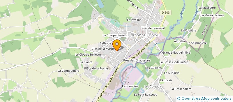 localisation de l'entreprise EPSILONE à LOIR EN VALLEE