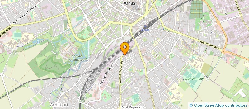 localisation de l'entreprise EPSINUX ARRAS à ARRAS