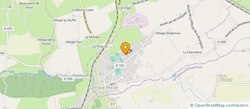 localisation de l'entreprise EPSMS AU BOCAGE HAYLAND à LA HAYE-PESNEL