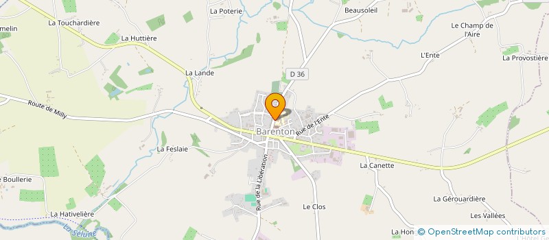 localisation de l'entreprise EPSMS LES 4 PROVINCES D'ELISABETH VEZARD à BARENTON