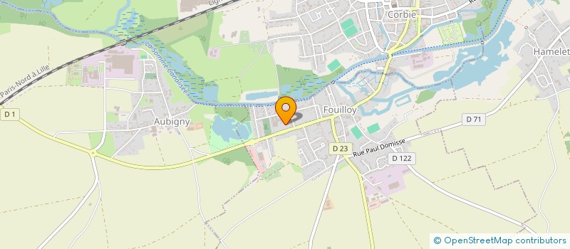 localisation de l'entreprise EPSMS SENEOS  FOUILLOY