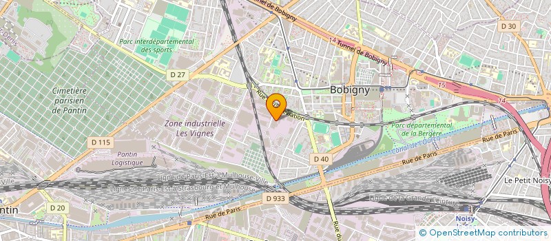 localisation de l'entreprise EPSOM à BOBIGNY