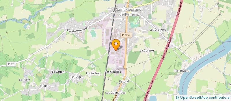 localisation de l'entreprise EPSOTECH FRANCE  VILLEFRANCHE-SUR-SAONE