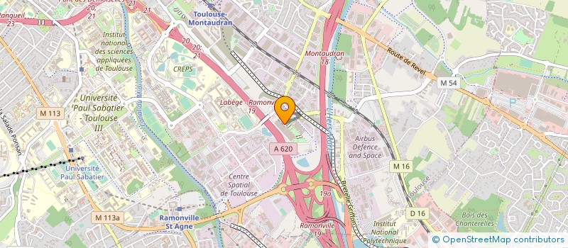 localisation de l'entreprise EPSYL à TOULOUSE
