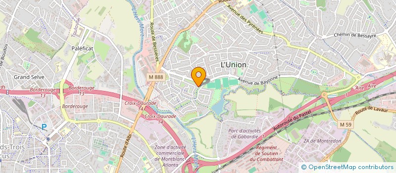 localisation de l'entreprise EPSYLOME à L'UNION
