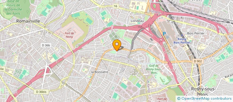 localisation de l'entreprise EPSYLON à NOISY LE SEC