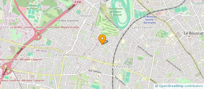 localisation de l'entreprise EPSYLON  BORDEAUX