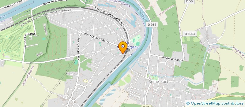 localisation de l'entreprise EPSYLON à SAINT-FARGEAU-PONTHIERRY