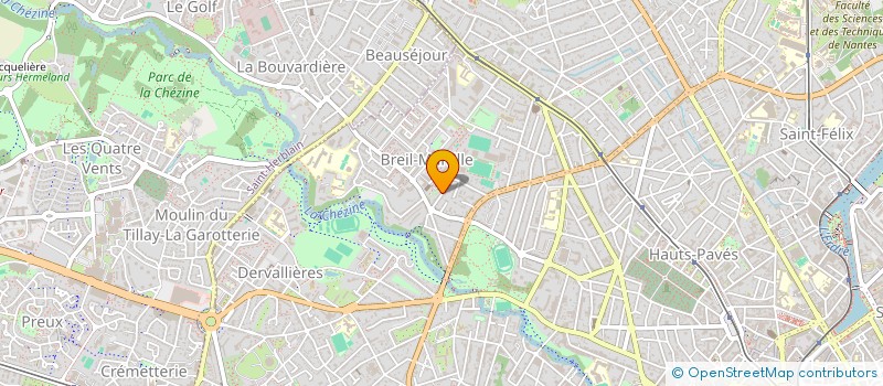 localisation de l'entreprise EPSYLON à NANTES
