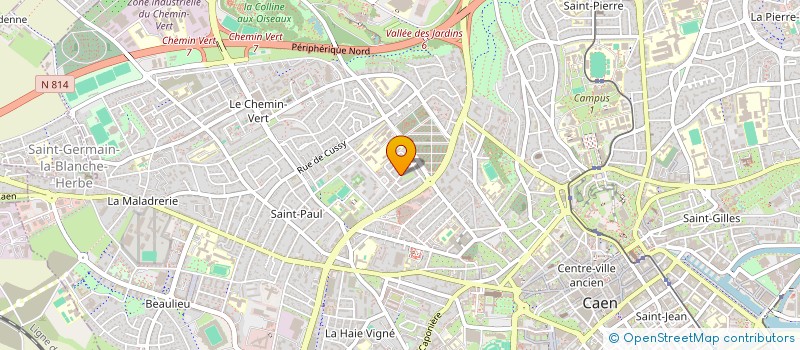 localisation de l'entreprise EPSYLON à CAEN