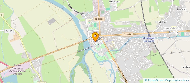 localisation de l'entreprise EPTA FRANCIA à MONTROND-LES-BAINS