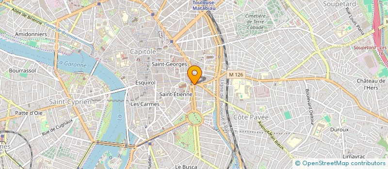 localisation de l'entreprise EPTC - OCC EQUIPES PATIENTS TERRITOIRES COORDINATION OCCITANIE  TOULOUSE