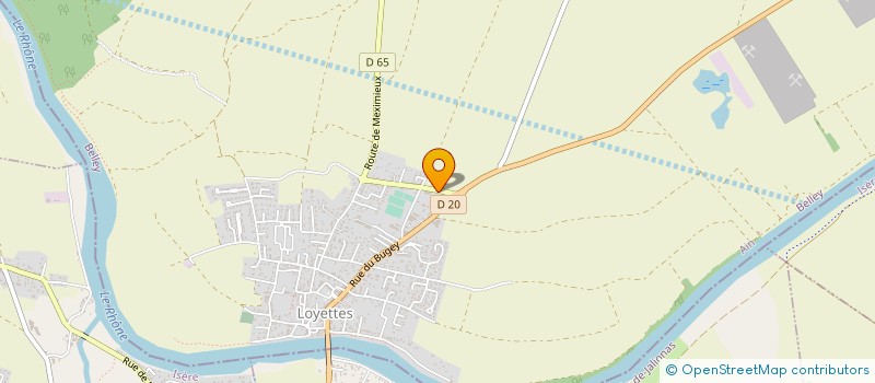 localisation de l'entreprise EPTEAU à LOYETTES