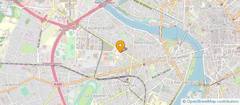 localisation de l'entreprise EPTEGE à TOULOUSE