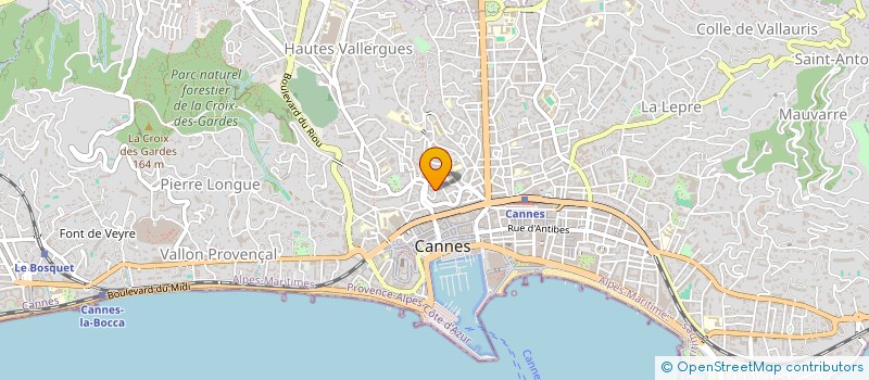 localisation de l'entreprise EPU DE CANNES à CANNES