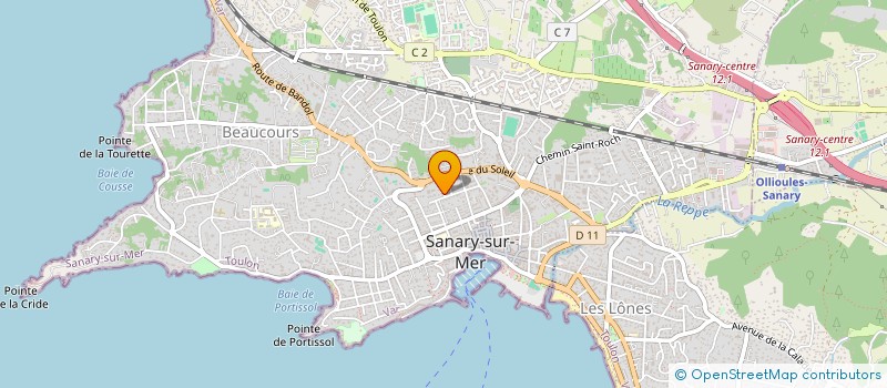 localisation de l'entreprise EPU DE SANARY - LA - SEYNE à SANARY-SUR-MER