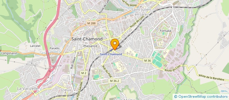 localisation de l'entreprise EPUDF SAINT CHAMOND à SAINT-CHAMOND