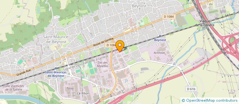 localisation de l'entreprise EPUR à BEYNOST