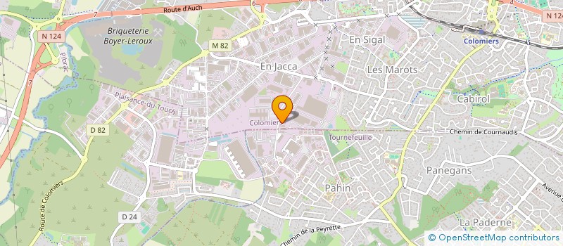 localisation de l'entreprise EPURE à COLOMIERS