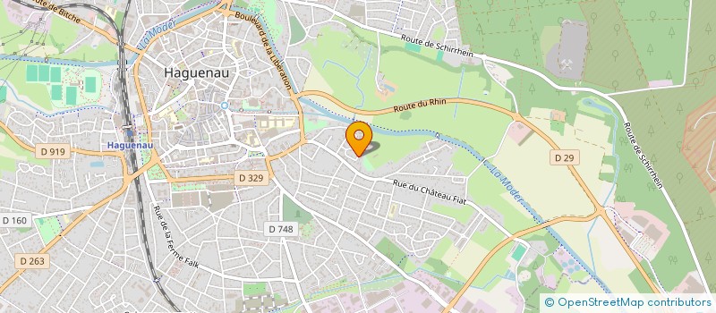 localisation de l'entreprise EPURE à HAGUENAU