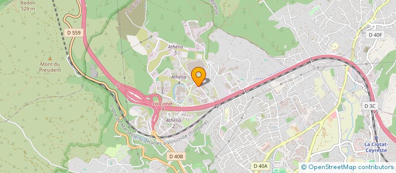 localisation de l'entreprise EPURE CONCEPTION à LA CIOTAT