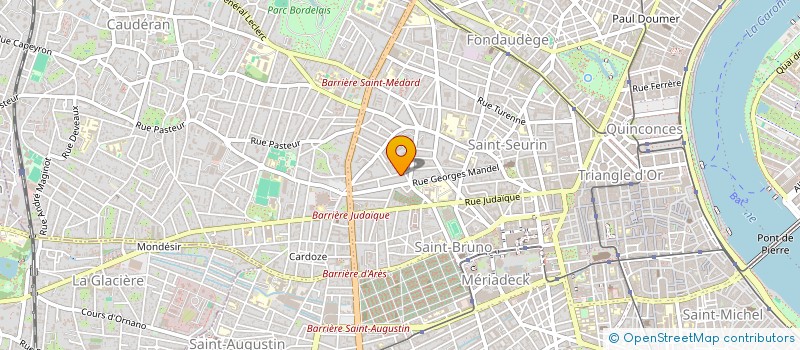 localisation de l'entreprise EPURE INVEST à BORDEAUX